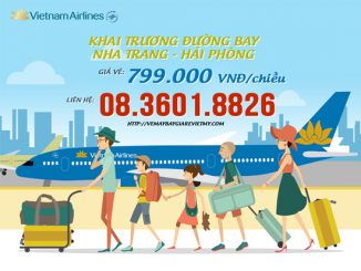 Vietnam Airlines khuyến mãi khai trương đường bay Nha Trang-Hải Phòng