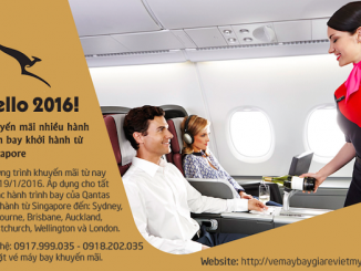 Hello 2016 cùng vé máy bay Qantas giá rẻ
