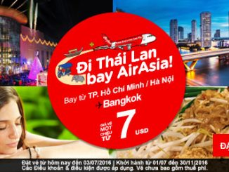 Bay Thái Lan cùng AirAsia giá rẻ
