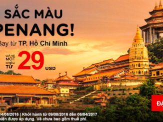 Chương trình khuyến mãi Sắc Màu Penang!