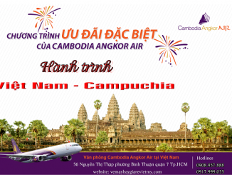 Vé máy bay đi Campuchia giá rẻ