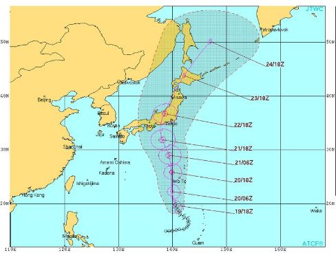 Các chuyến bay đến Tokyo bị ảnh hưởng trực tiếp do bão Mindulle