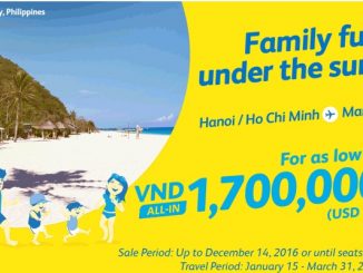 Cebu Pacific khuyến mãi đi Manila đến 14/12/16