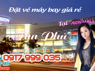 Đặt vé máy bay tại siêu thị Nhật AEON MALL Tân Phú