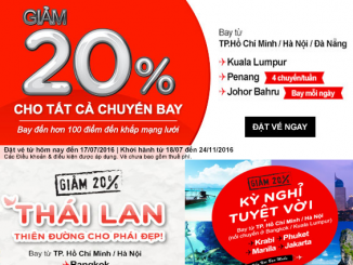 Giảm 20% cho tất cả chuyến bay