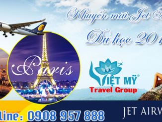 Khuyến mãi du học Châu Âu 2018 hãng Jet Airways