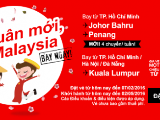 Du xuân mới, tới Malaysia cùng vé máy bay AirAsia giá rẻ