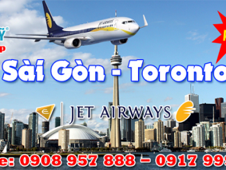 Giá vé máy bay khuyến mãi đến Canada Jet Airways