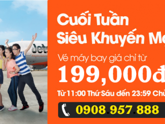 Từng bừng khuyến mãi cùng Jetstar Pacific
