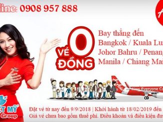 Air Asia khuyến mãi 5 triệu vé 0 đồng