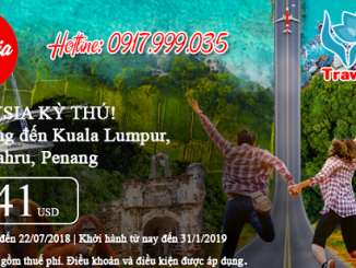 Air Asia khuyến mãi đầu tuần bay Malaysia thú vị
