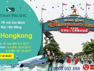 Vé máy bay đi Hồng Kông khuyến mãi của Cathay Pacific