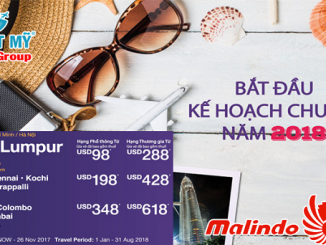 Khuyến mãi đầu năm bay cùng Malindo Air