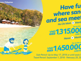 Cebu Pacific khuyến mãi vé máy bay giá rẻ đi Manila đến 17-05