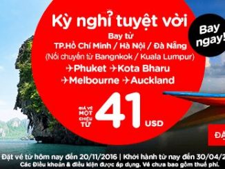 Khám phá vùng đất mới, bay cùng Airasia