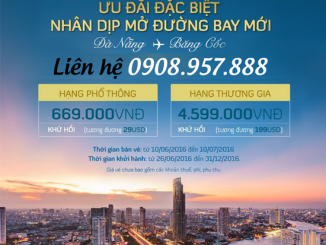 Vietnam Airlines ưu đãi đường bay mới