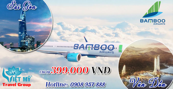 Vé máy bay Sài Gòn Vân Đồn Bamboo Airways giá rẻ