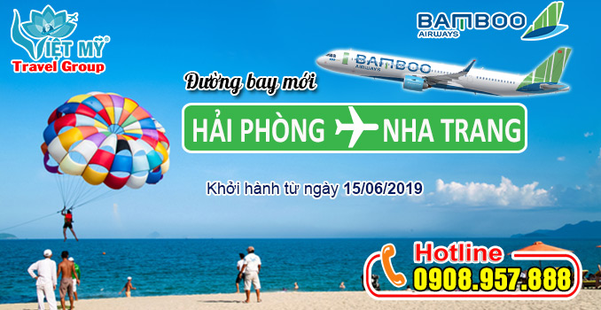 Bamboo Airways khai thác đường bay Hải Phòng đi Nha Trang