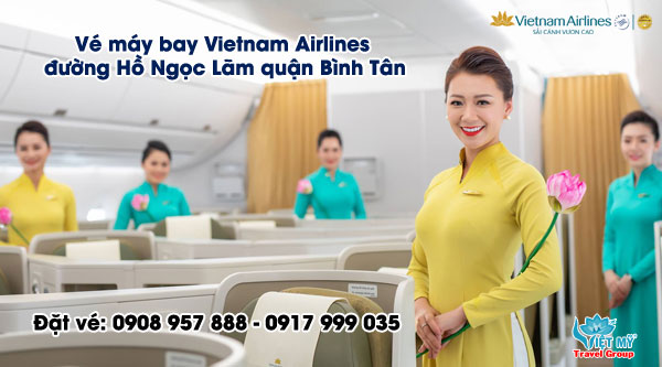 Vé máy bay Vietnam Airlines đường Hồ Ngọc Lãm quận Bình Tân 
