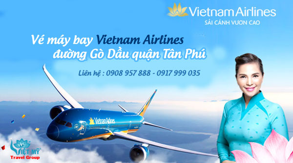 Vé máy bay Vietnam Airlines đường Gò Dầu quận Tân Phú