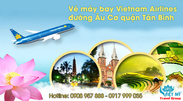 Vé máy bay Vietnam Airlines đường Âu Cơ quận Tân Bình