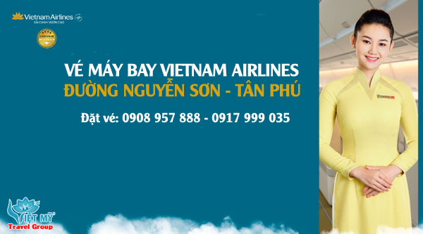  Vé máy bay Vietnam Airlines đường Nguyễn Sơn quận Tân Phú 