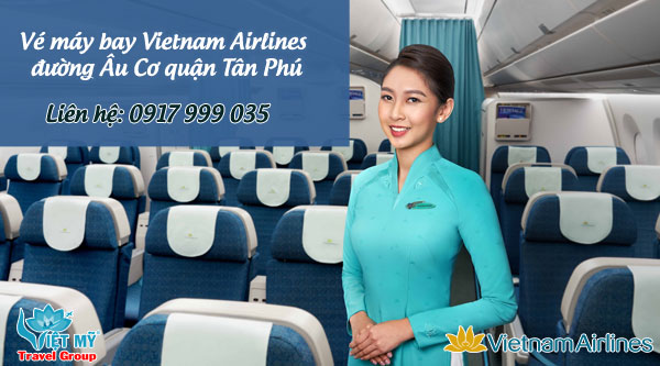  Vé máy bay Vietnam Airlines đường Âu Cơ quận Tân Phú 