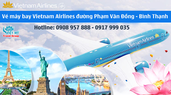 Văn phòng Vé máy bay Vietnam Airlines đường Phạm Văn Đồng quận Bình Thạnh